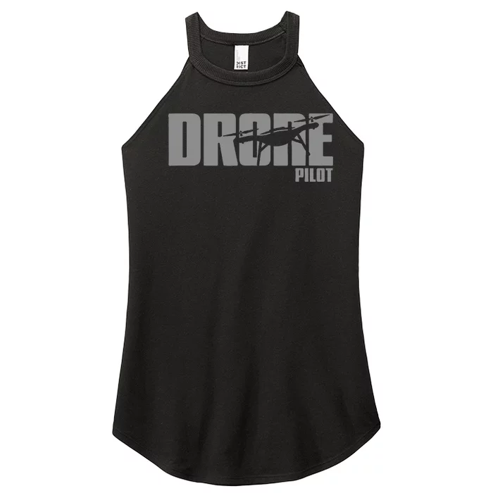 Drone Life Design For Drone Pilot And Drone Operator Women’s Perfect Tri Rocker Tank