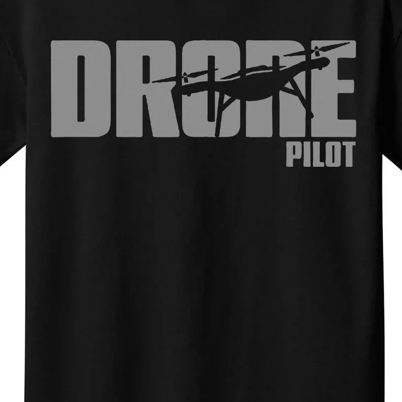 Drone Life Design For Drone Pilot And Drone Operator Kids T-Shirt