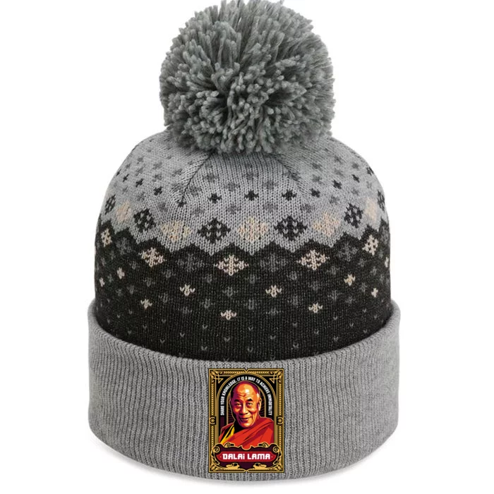 DALAI LAMA The Baniff Cuffed Pom Beanie