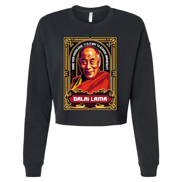 DALAI LAMA Cropped Pullover Crew