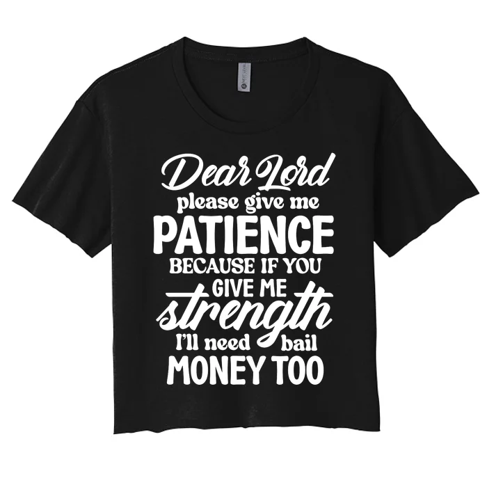 Dear Lord Women's Crop Top Tee