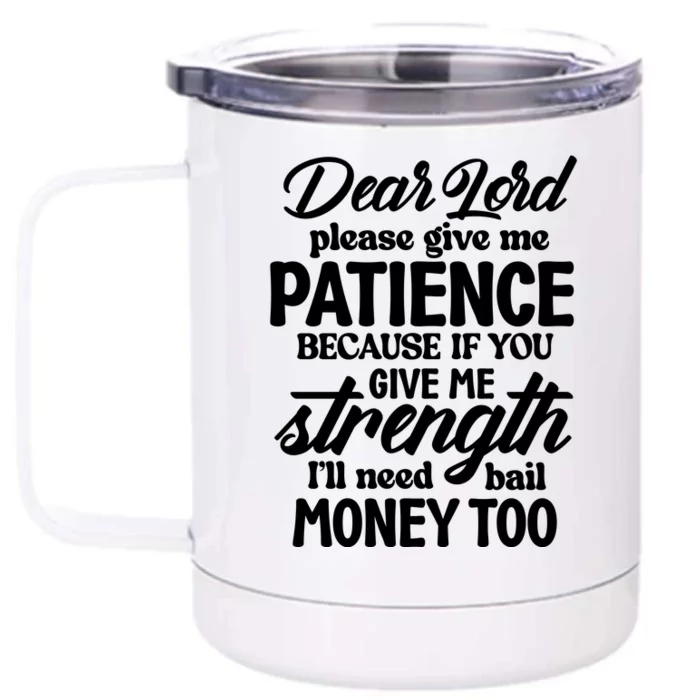 Dear Lord Front & Back 12oz Stainless Steel Tumbler Cup