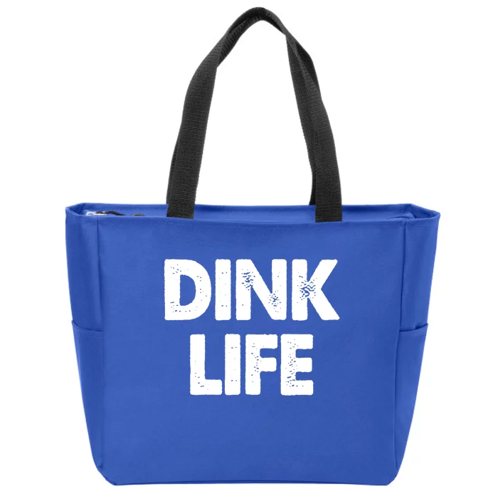 Dink Life Dual Income No Gift Zip Tote Bag