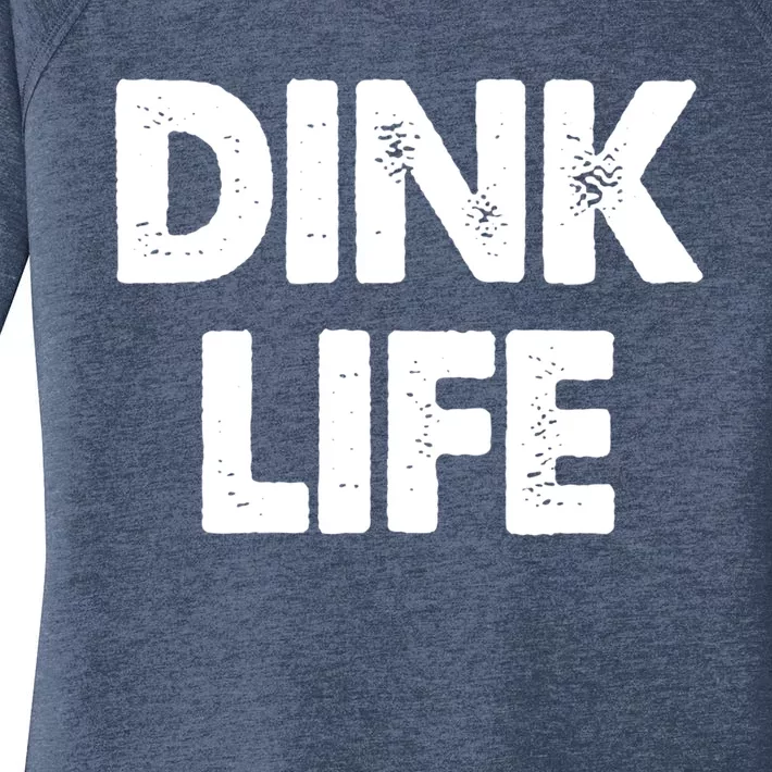 Dink Life Dual Income No Gift Women's Perfect Tri Tunic Long Sleeve Shirt