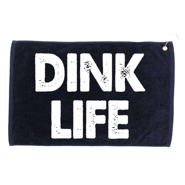 Dink Life Dual Income No Gift Grommeted Golf Towel