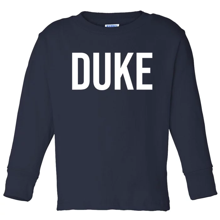 Duke Logo Toddler Long Sleeve Shirt