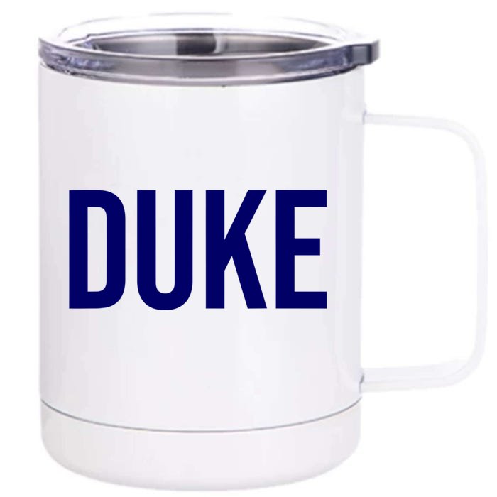 Duke Logo Front & Back 12oz Stainless Steel Tumbler Cup