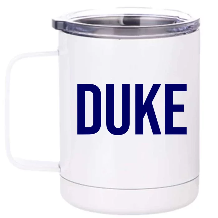 Duke Logo Front & Back 12oz Stainless Steel Tumbler Cup