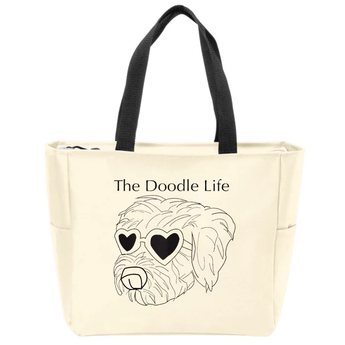 Doodle Life Zip Tote Bag