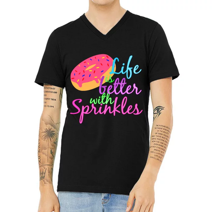 Doughnut Lover V-Neck T-Shirt