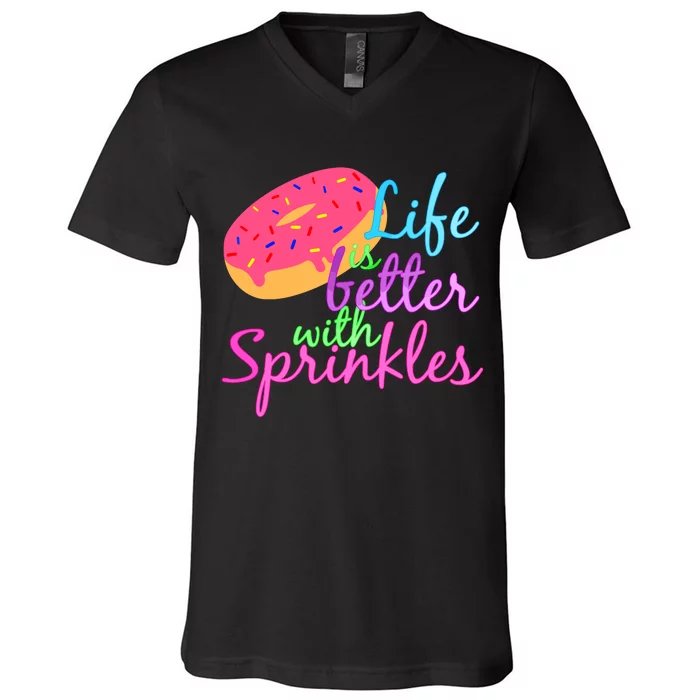 Doughnut Lover V-Neck T-Shirt