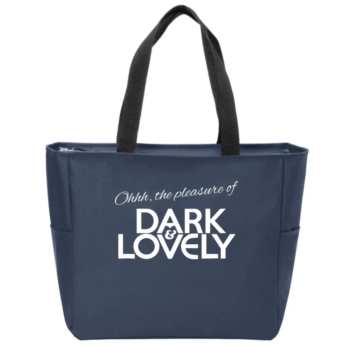 Dark & Lovely Zip Tote Bag