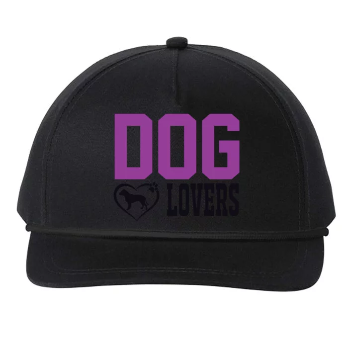 Dog Lovers Snapback Five-Panel Rope Hat