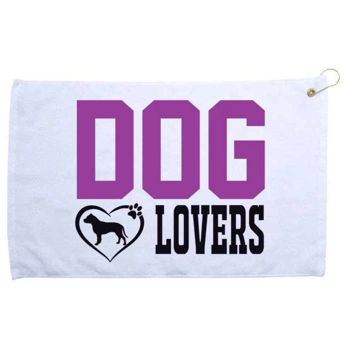 Dog Lovers Grommeted Golf Towel