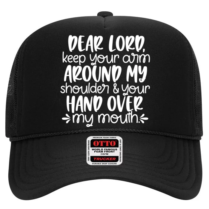 Dear Lord High Crown Mesh Trucker Hat