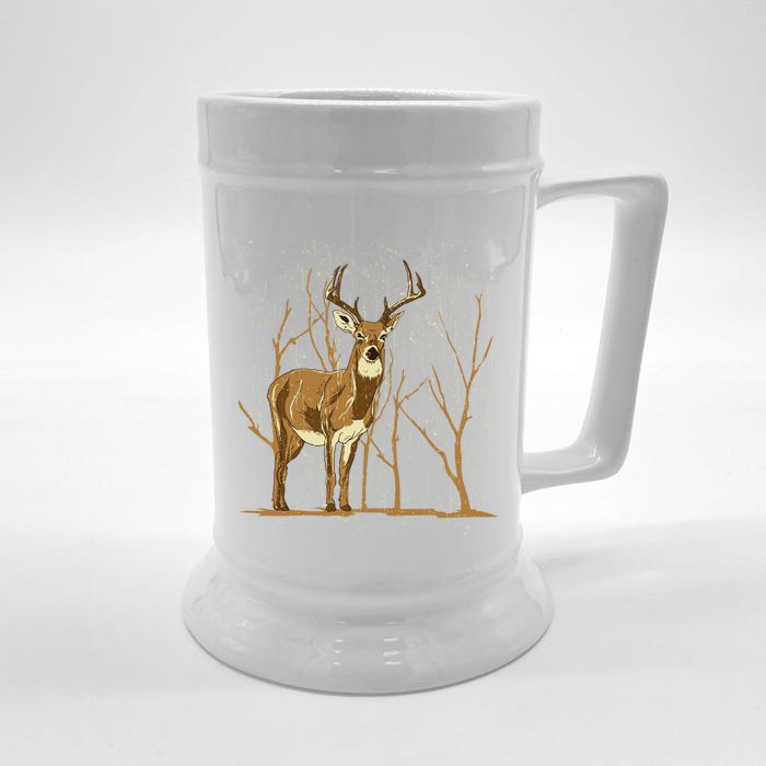 Deer Lover Deer Great Gift Front & Back Beer Stein