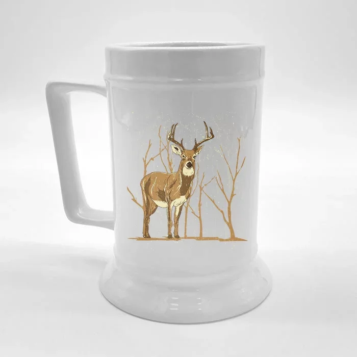 Deer Lover Deer Great Gift Front & Back Beer Stein