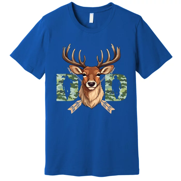 Dad Life Deer Dad Best Buckin Dad Ever Great Gift Premium T-Shirt