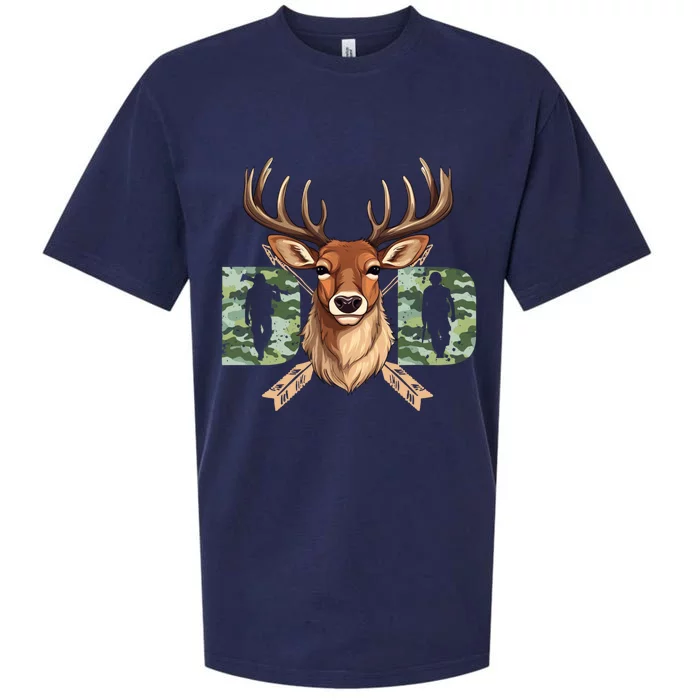 Dad Life Deer Dad Best Buckin Dad Ever Great Gift Sueded Cloud Jersey T-Shirt