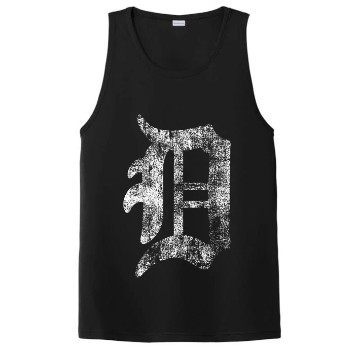 Detroit Letter Performance Tank