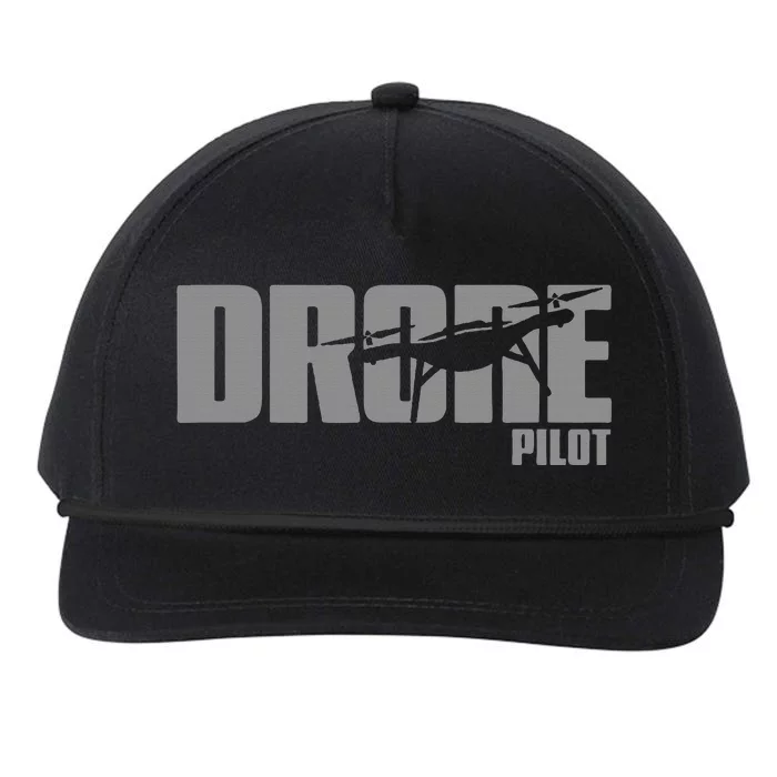 Drone Life Design For Drone Pilot And Drone Operator Snapback Five-Panel Rope Hat