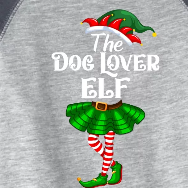 Dog Lover Elf Christmas Costume Matching Family Elf Squad Gift Toddler Fine Jersey T-Shirt