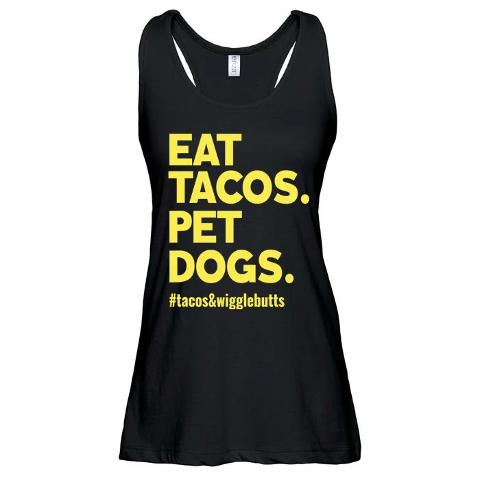 Dog Lover Eat Tacos Pet Dogs Ladies Essential Flowy Tank