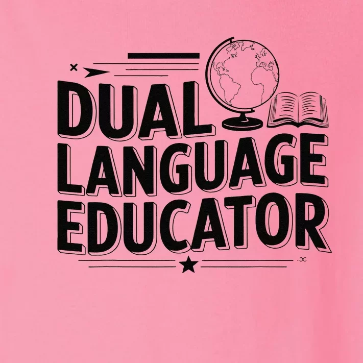 Dual Language Educator Toddler Long Sleeve Shirt