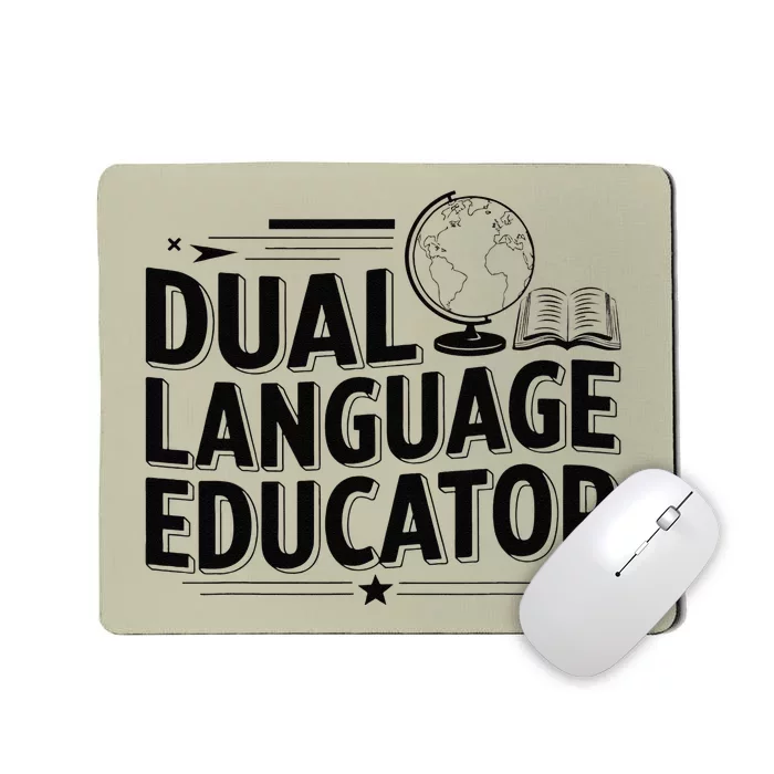 Dual Language Educator Mousepad