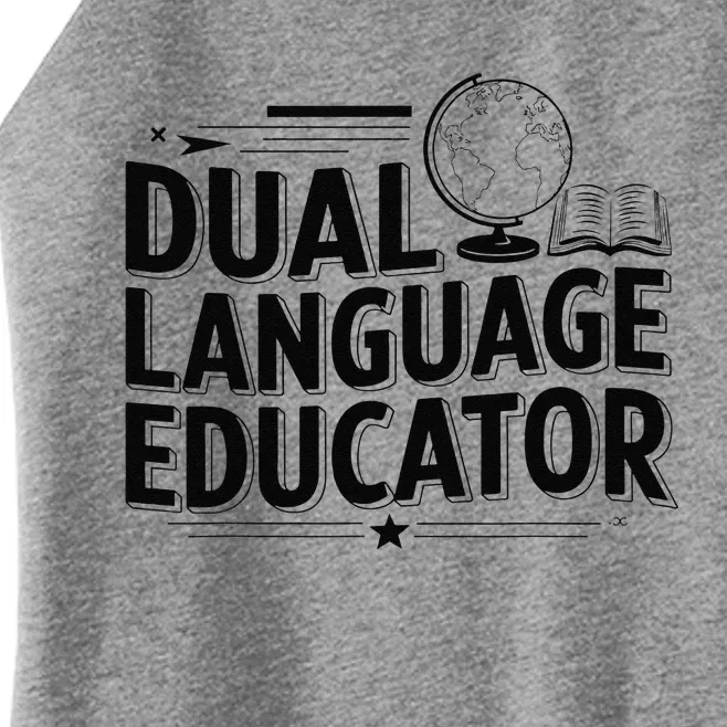 Dual Language Educator Women’s Perfect Tri Rocker Tank