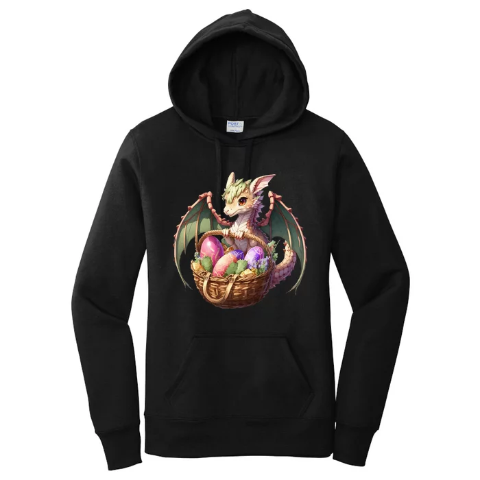 Dragon  Lover - Easter Eggs Basket Women's Pullover Hoodie