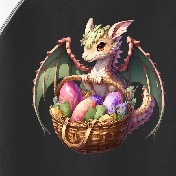 Dragon  Lover - Easter Eggs Basket Toddler Fine Jersey T-Shirt