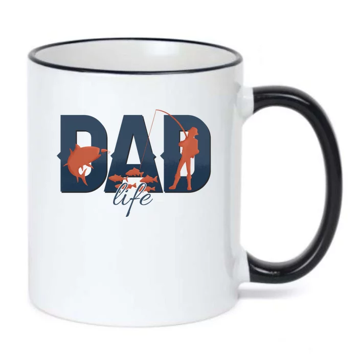 Dad Life Fishing Lover Fathers Day Gift Black Color Changing Mug