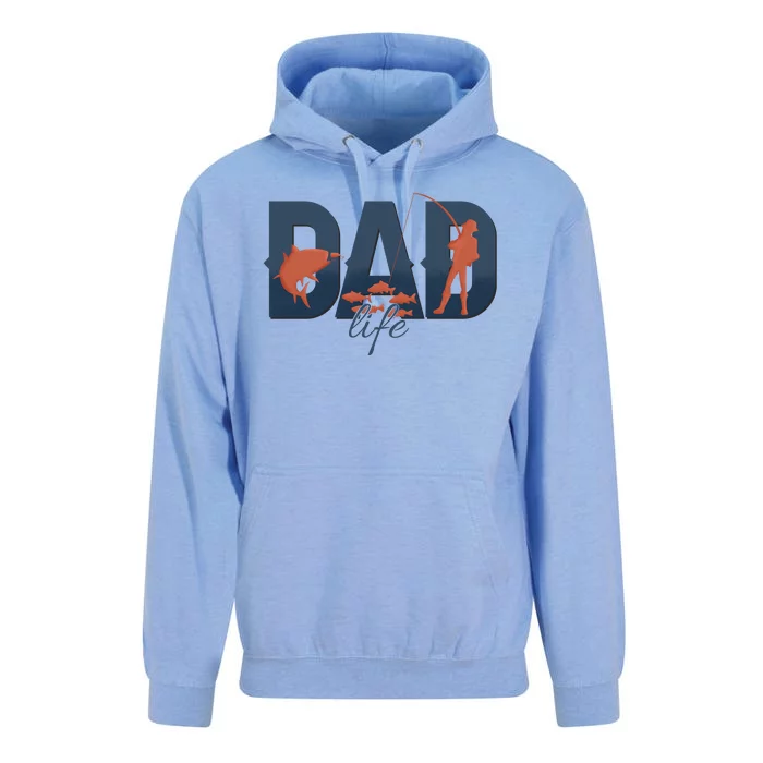 Dad Life Fishing Lover Fathers Day Gift Unisex Surf Hoodie