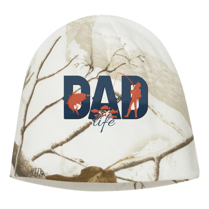 Dad Life Fishing Lover Fathers Day Gift Kati - Camo Knit Beanie