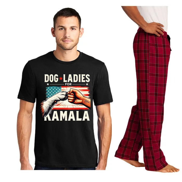 Dog Ladies For Kamala Vice President 2024 Kamala Harris Pajama Set