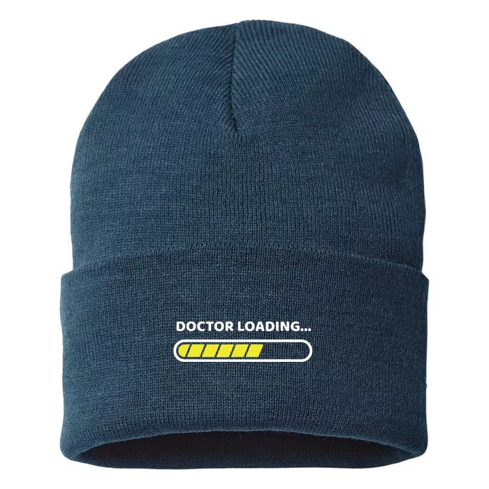 Doctor Loading Future Doctor Medicine Sustainable Knit Beanie