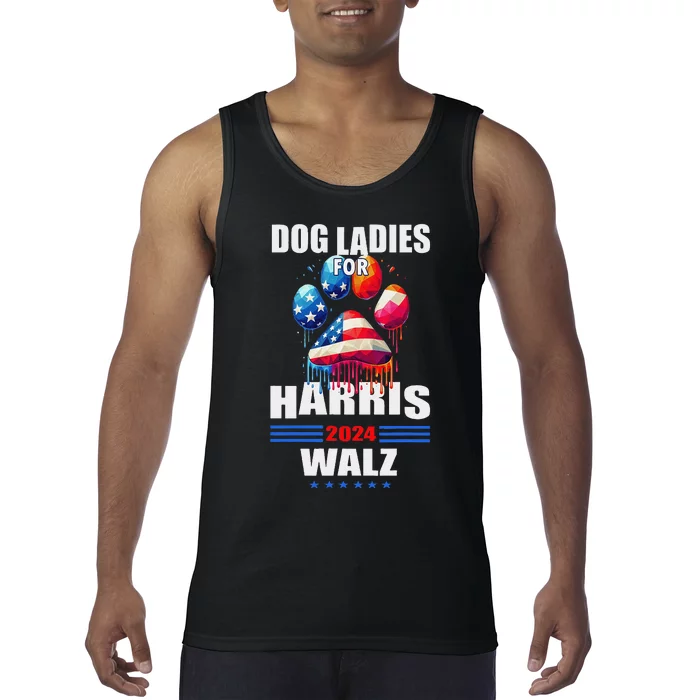 Dog Ladies For Harris Walz 2024 Tank Top