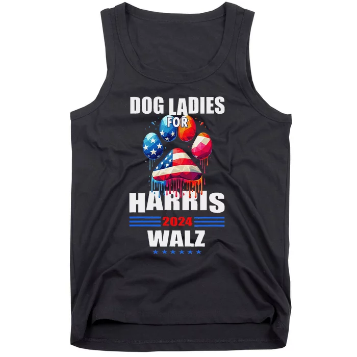 Dog Ladies For Harris Walz 2024 Tank Top