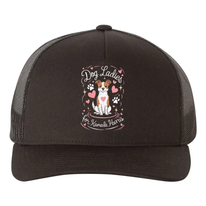 Dog Ladies For Kamala Harris Gift Yupoong Adult 5-Panel Trucker Hat