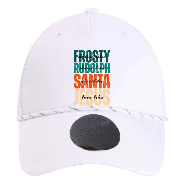 Dance Like Frosty Shine Like Rudolph Give Like Santa Love Like Jesus Performance The Dyno Cap