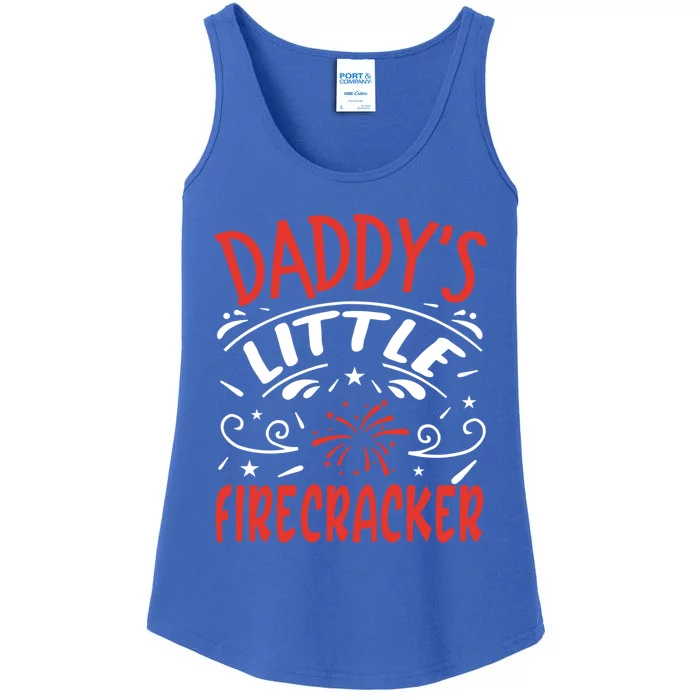 Daddys Little Firecracker Gift Ladies Essential Tank