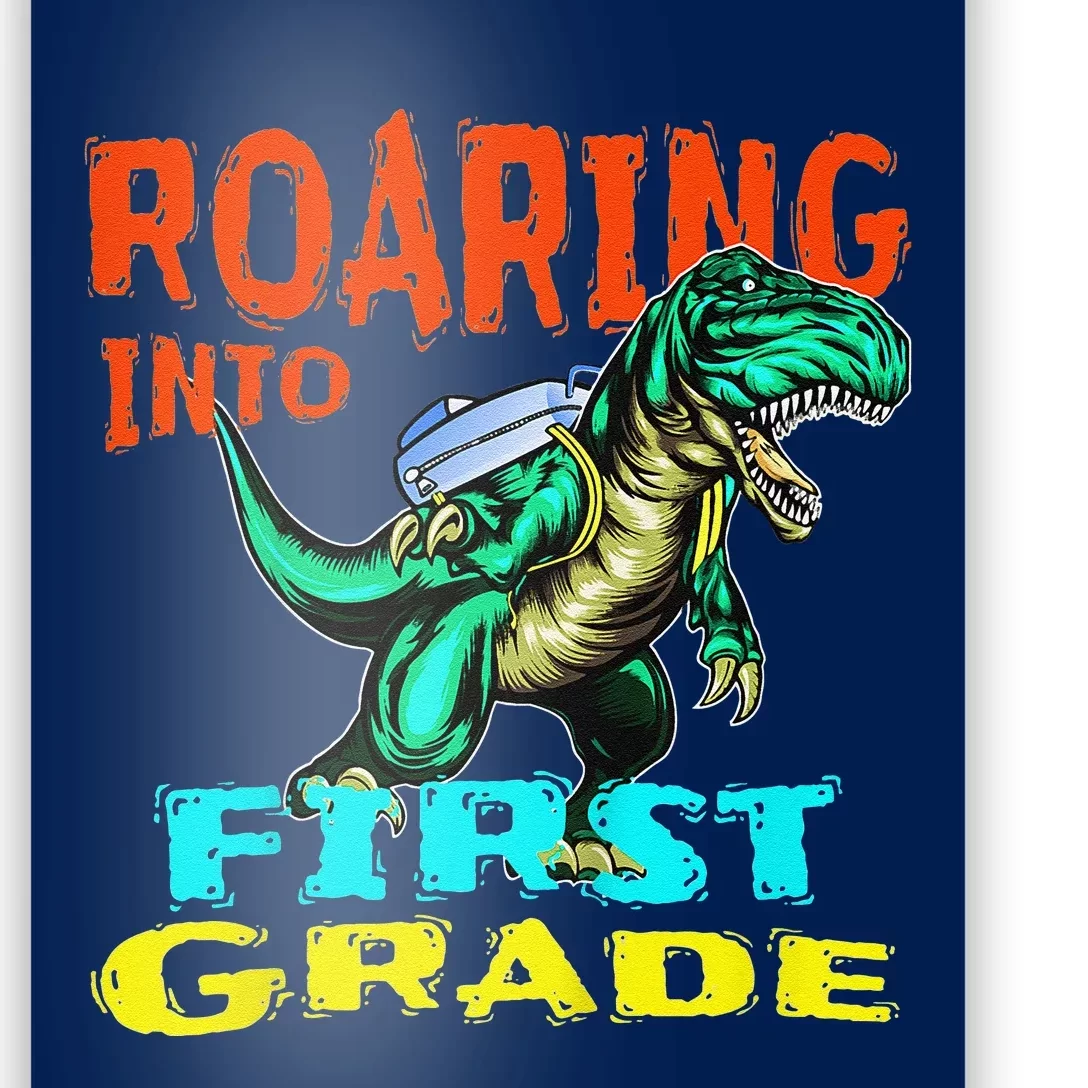 Dino Lover First Day Of School Outfit 1st Grade Tee Poster