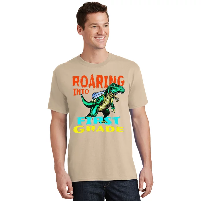 Dino Lover First Day Of School Outfit 1st Grade Tee T-Shirt