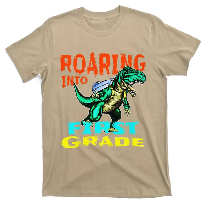 Dino Lover First Day Of School Outfit 1st Grade Tee T-Shirt