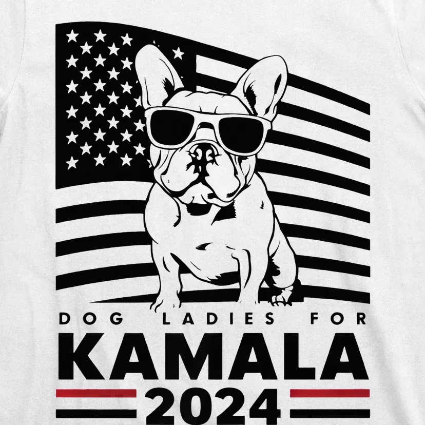 Dog Ladies For Kamala Harris 2024 T-Shirt