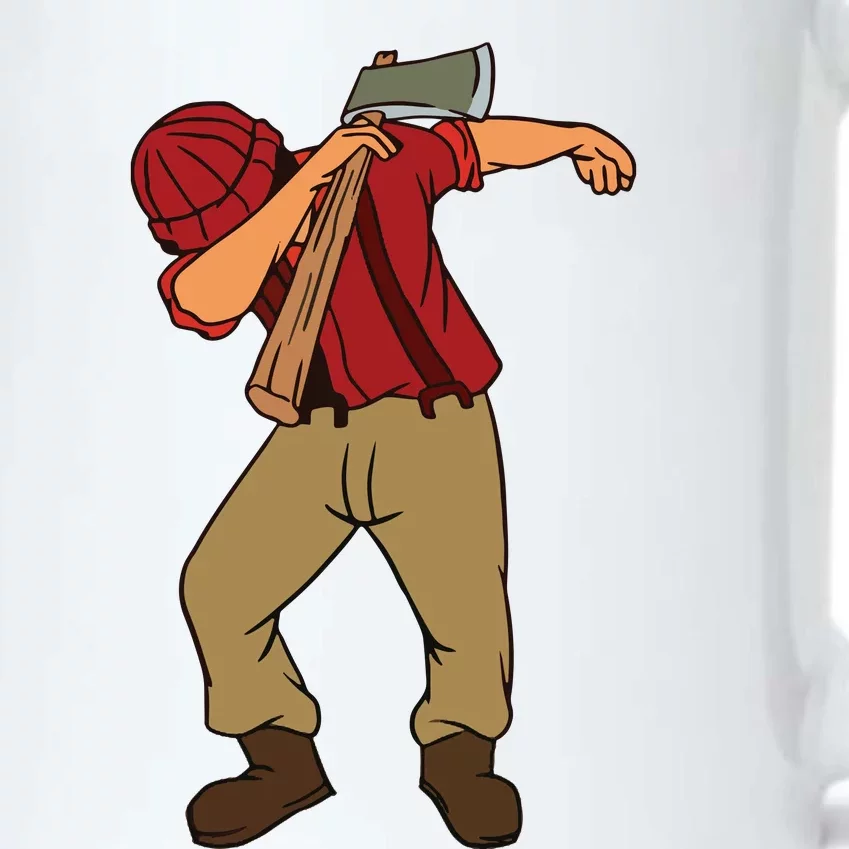 Dabbing Lumberjack Funny Dab Lumberman Gift Tee Black Color Changing Mug