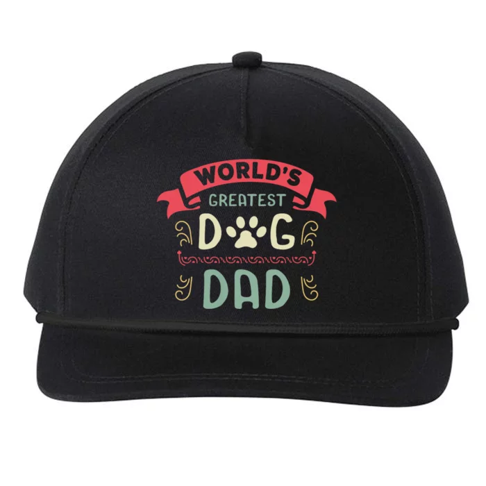 Dog Lover Fathers Day Snapback Five-Panel Rope Hat