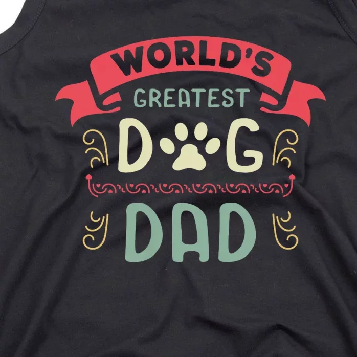 Dog Lover Fathers Day Tank Top