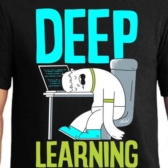 Deep Learning Funny Artificial Intelligence Machine Learning Gift Pajama Set